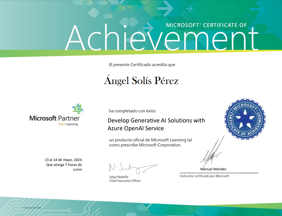 Azure OpenAI Service badge
